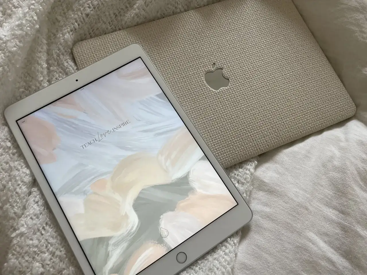 Ein Tablet mit dem Spruch 