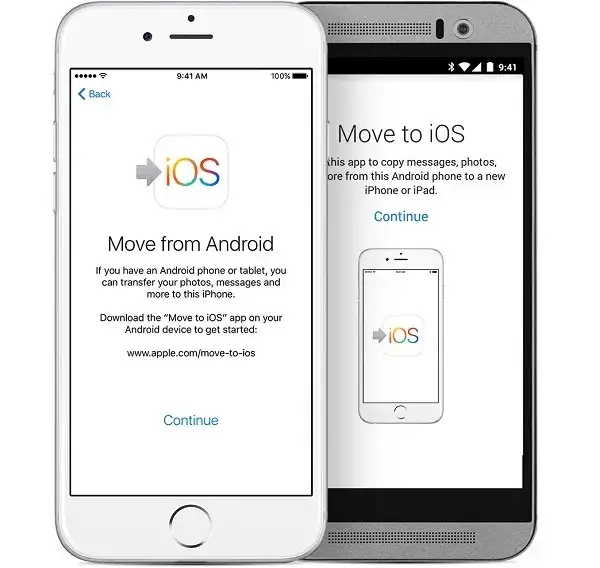 problemy transfer danych android iphone