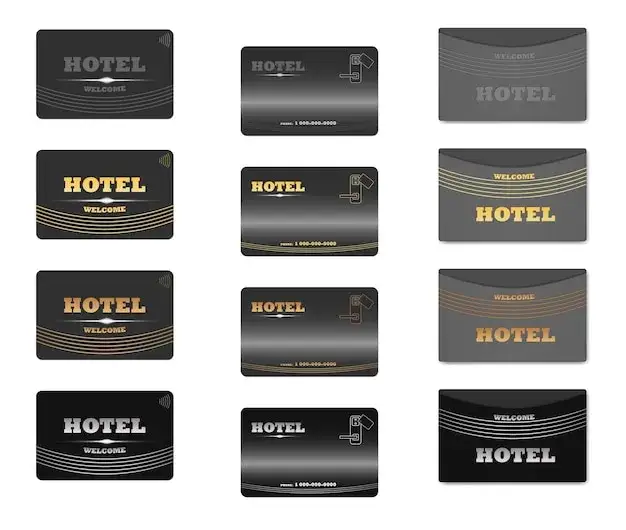 karta kredytowa obciążenie, chip RFID ręcznik, czarna lista hotelowa
