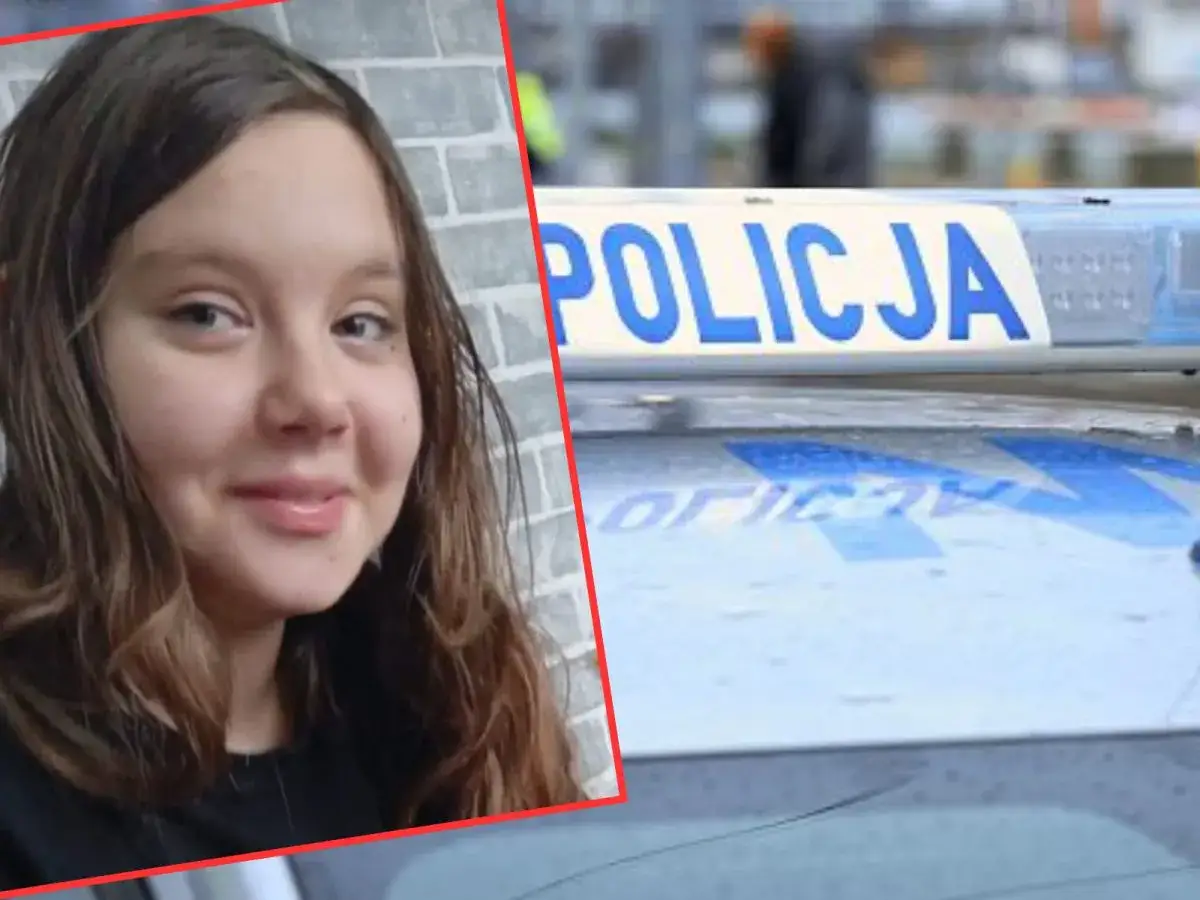 Uśmiechnięta dziewczynka, obok policyjny radiowóz. Czy to przypadek porwania rodzicielskiego?