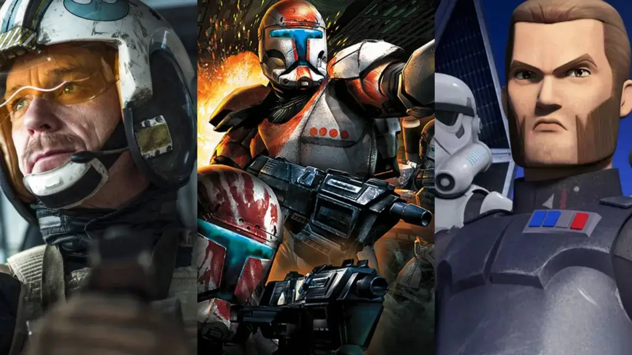 Pilot Rebel, żołnierze z Republic Commando i oficer Imperium – bohaterowie najlepszych gier Star Wars.