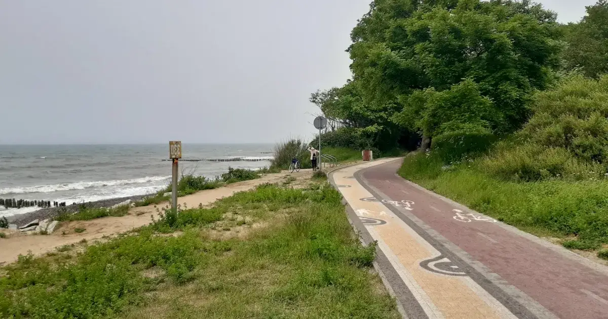 Kołobrzeg ścieżka rowerowa R10 Velo Baltica