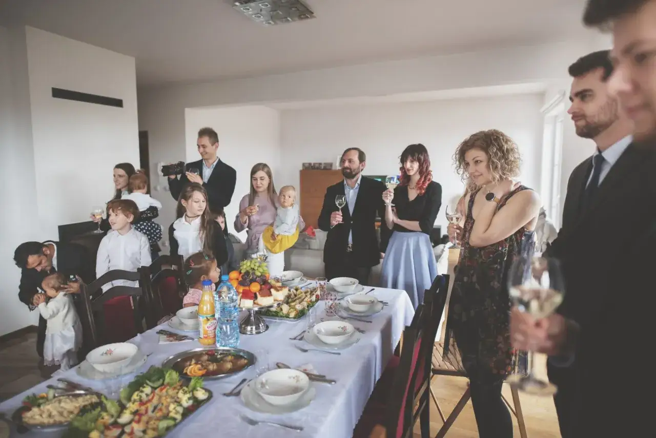 Przyjęcie po chrzcinach restauracja dom