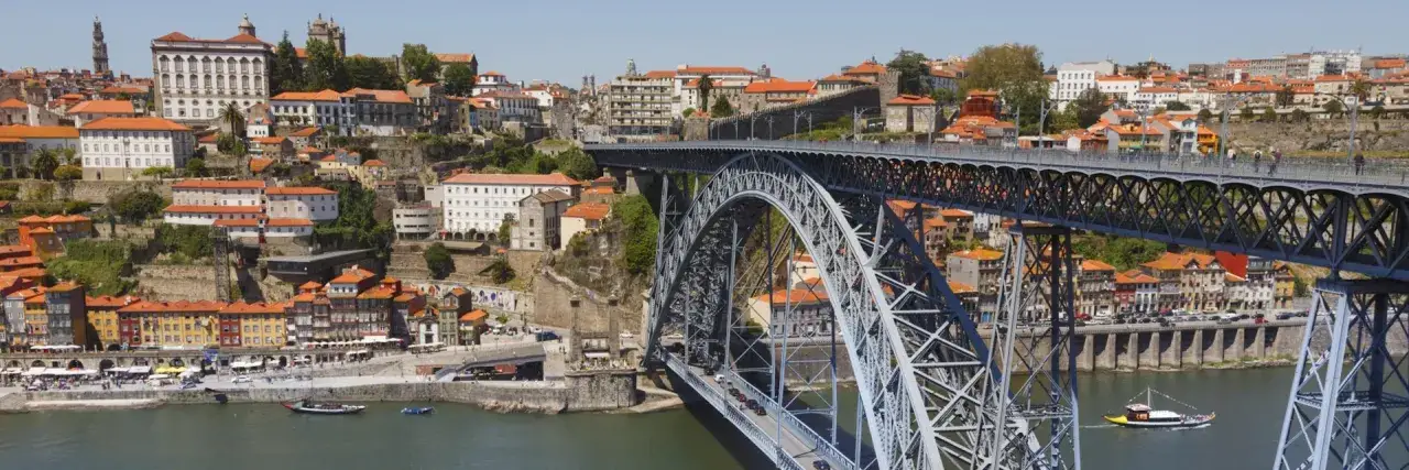 Porto Ribeira most Dom Lu&iacute;s I