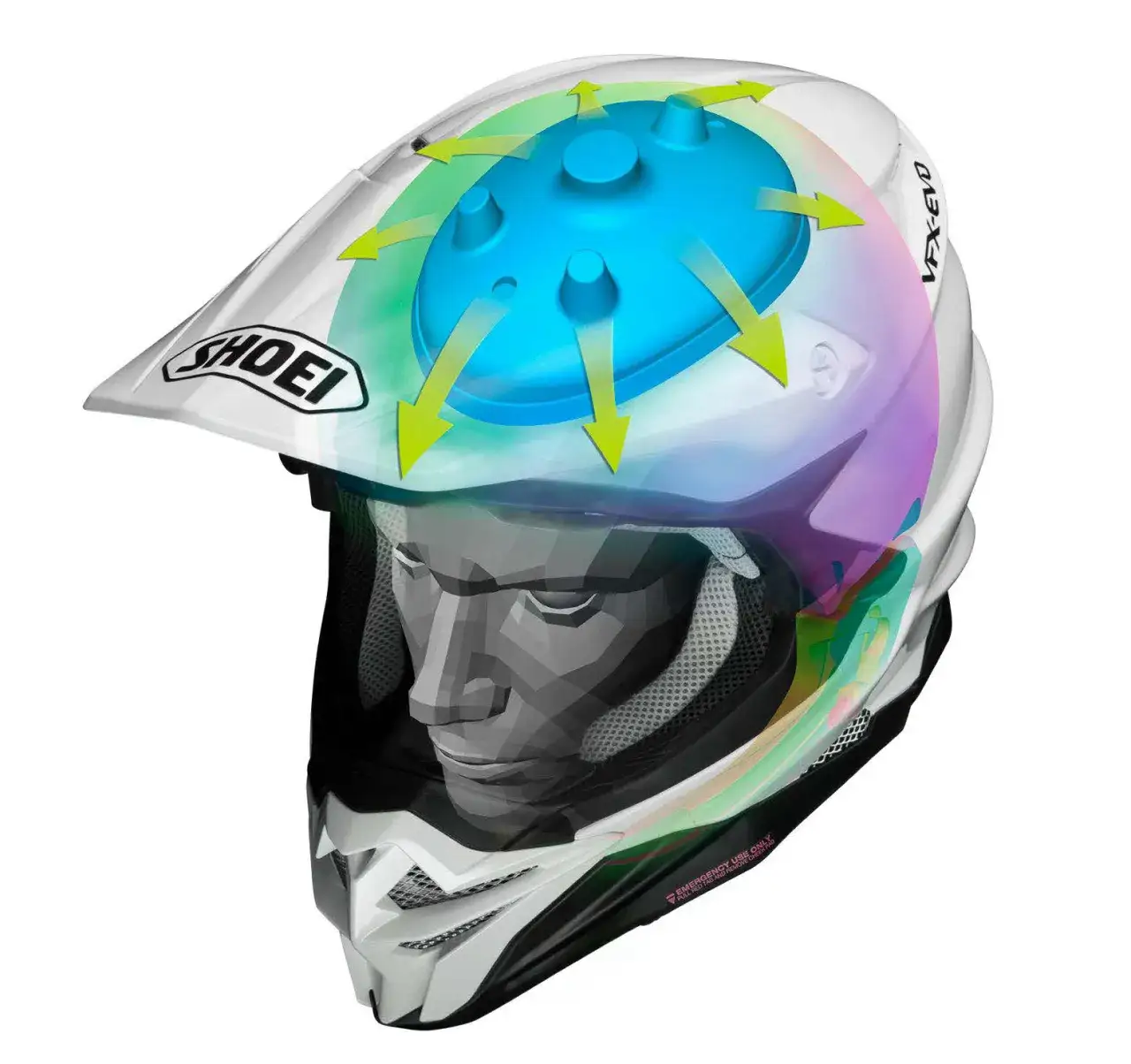 efekt chomika kask motocyklowy