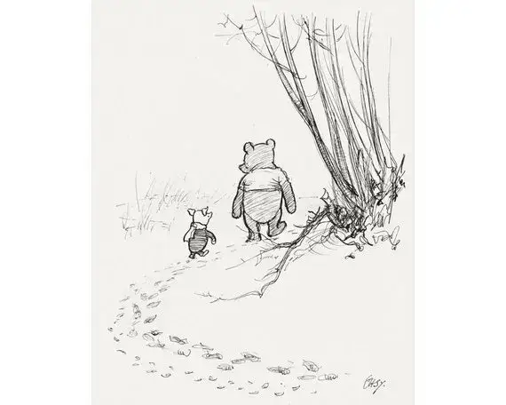 oryginalne ilustracje Kubuś Puchatek Ernest H. Shepard