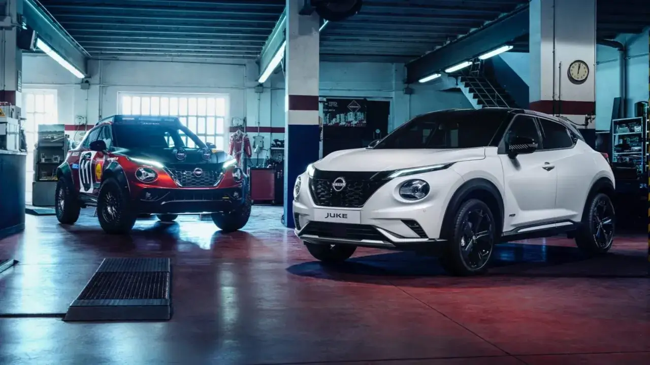 Nissan Juke w garażu