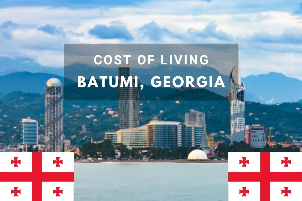 Batumi, Gruzja: nowoczesne budynki i flagi. Sprawdź batumi ceny, by zaplanować podróż.