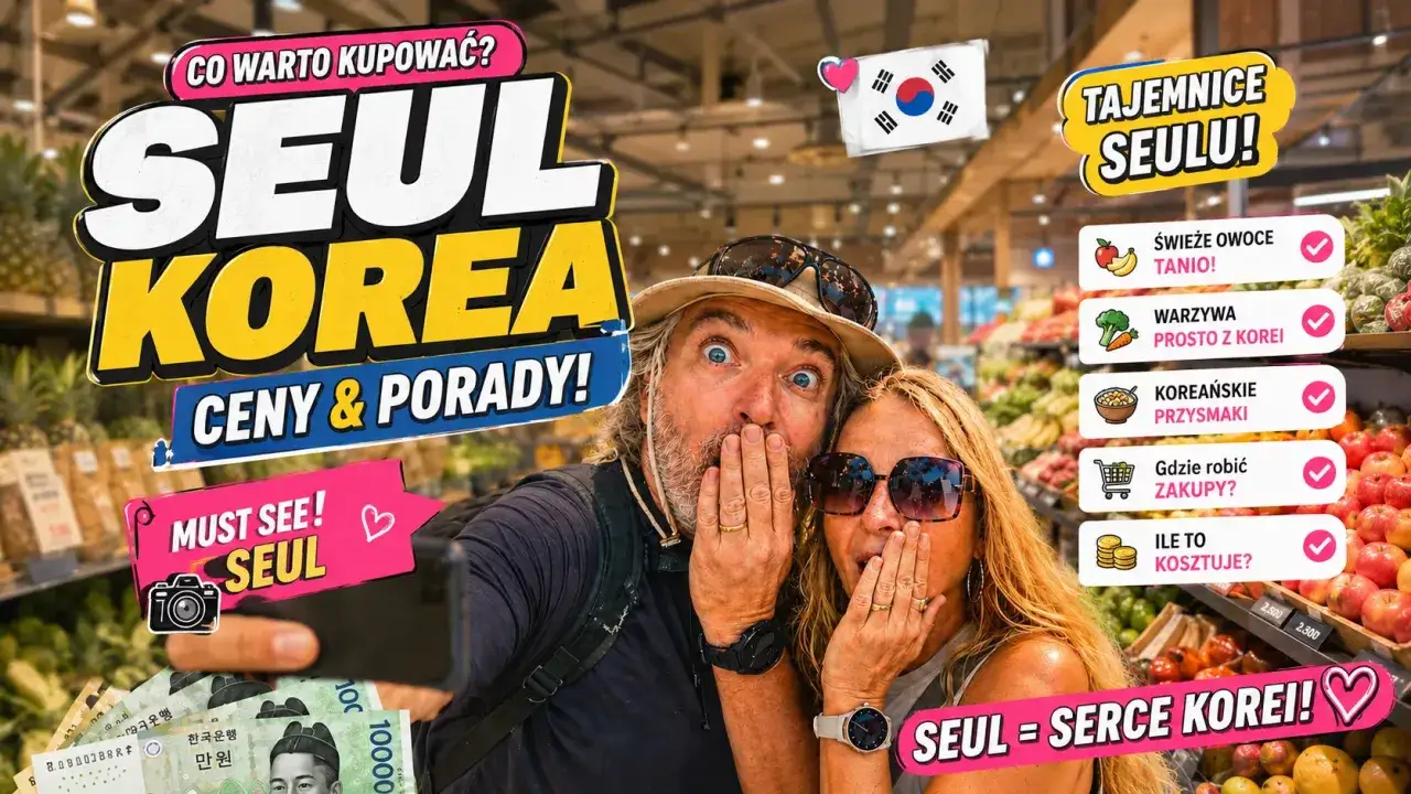 Para zwiedzających zaskoczona cenami w Korei Południowej. Sprawdzamy, co warto kupić i ile to kosztuje!
