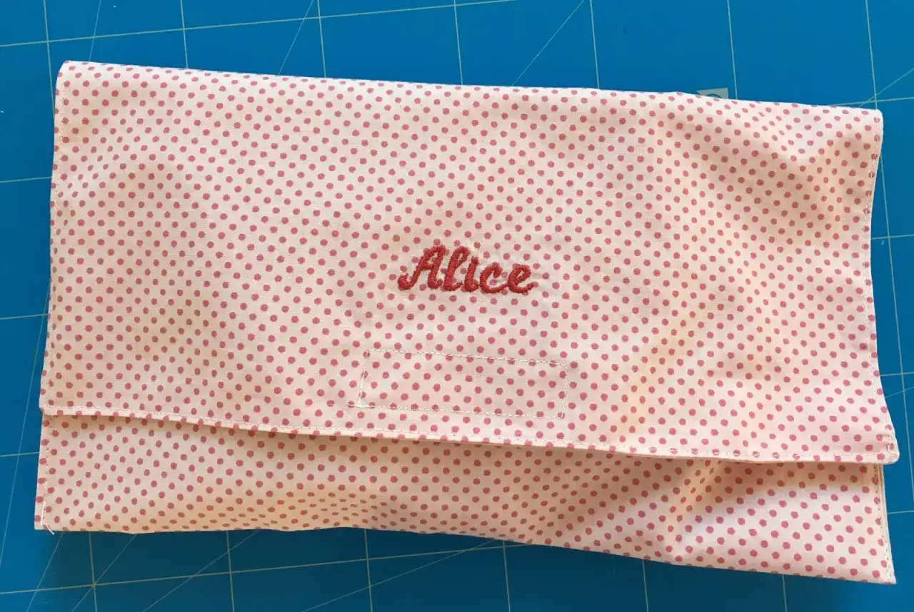 Tuto pochette range serviette de table personnalisée