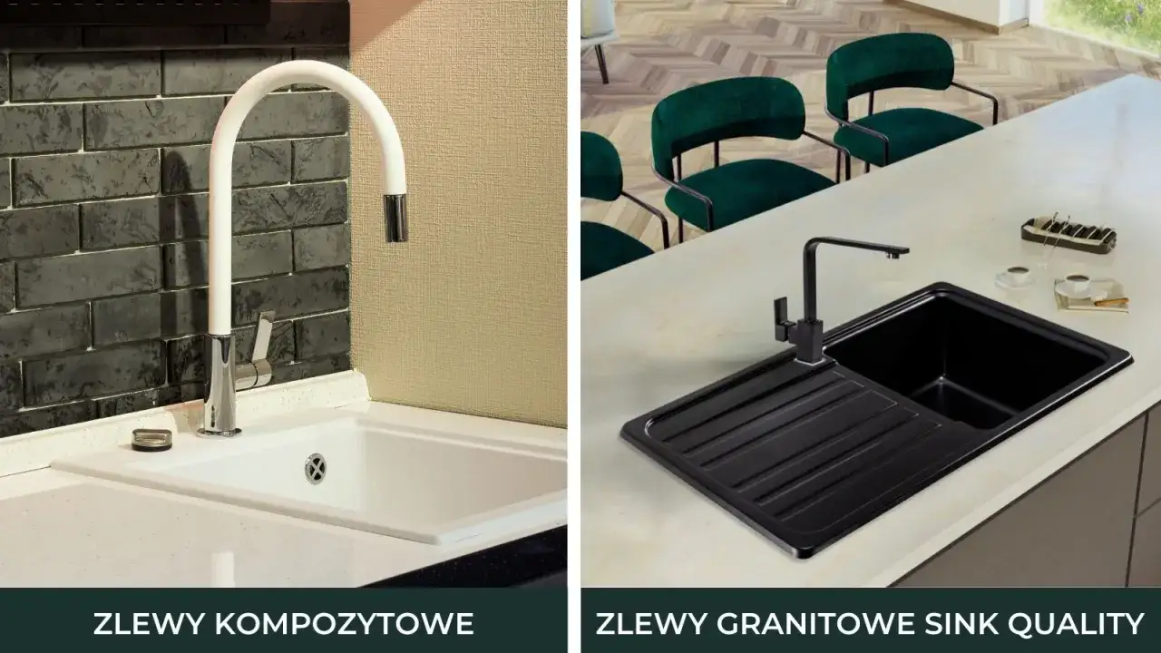 Zlew granitowy vs kompozytowy r&oacute;żnice