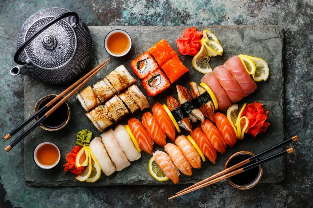 Zdrowe składniki sushi