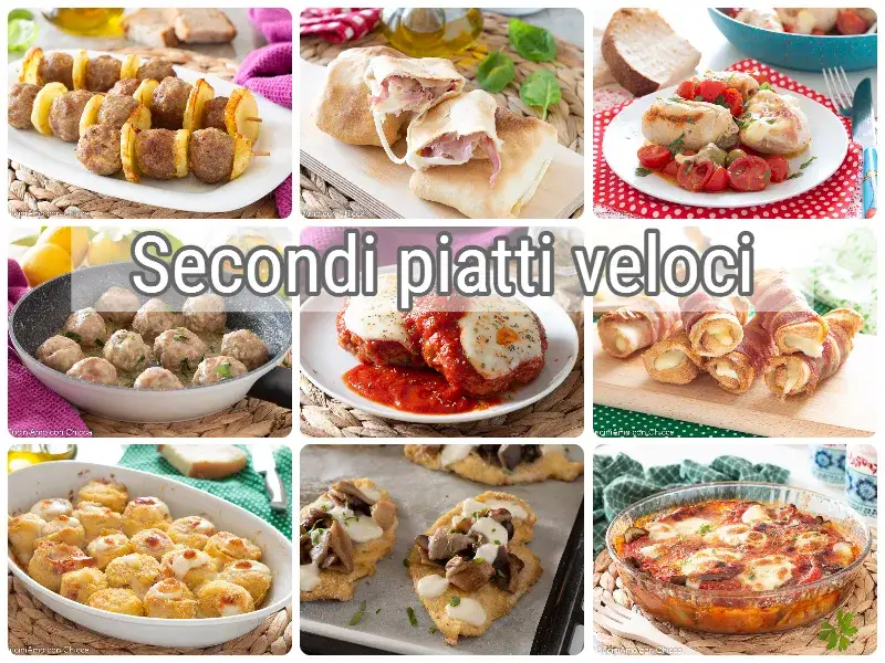 secondi piatti veloci assortiti