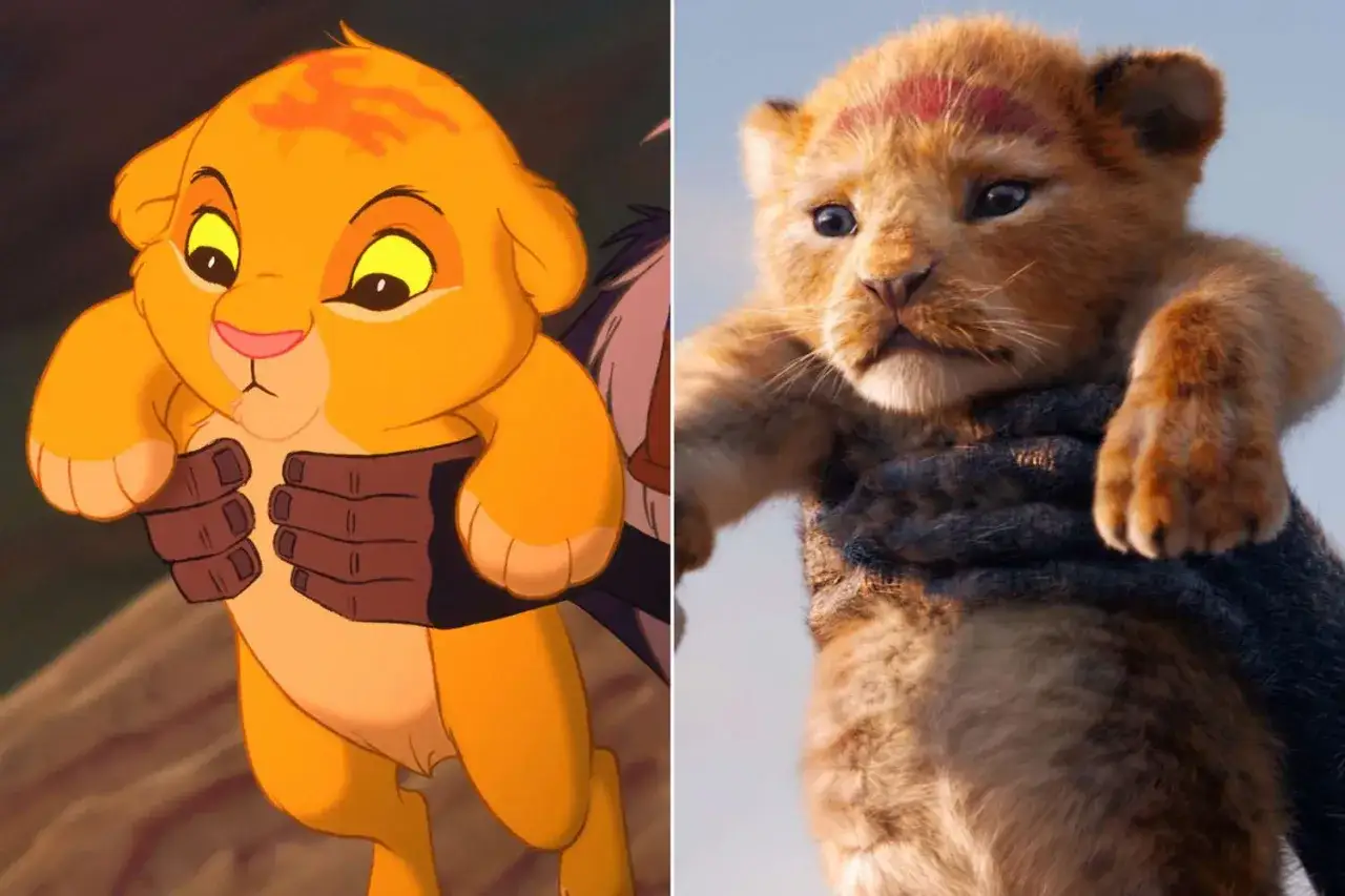 Animowany i realistyczny Simba z