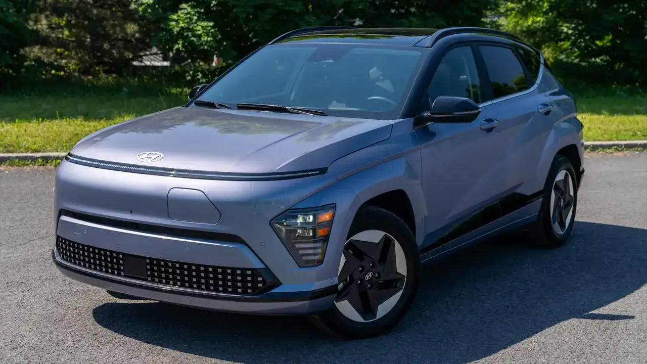 Hyundai Kona el&eacute;ctrico, un SUV moderno con dise&ntilde;o futurista y gran autonom&iacute;a para tus viajes.