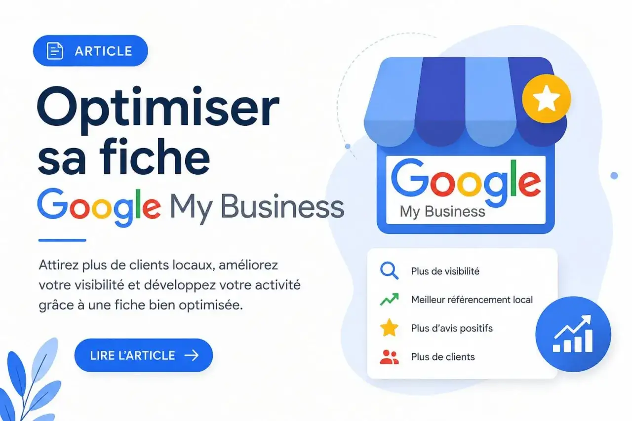 Optimisez votre fiche Google My Business pour le référencement local. Attirez plus de clients et améliorez votre visibilité.