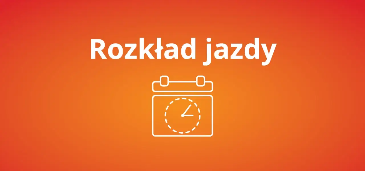 Białystok-Hajnowka rozkład jazdy. Ikona kalendarza z zegarem.