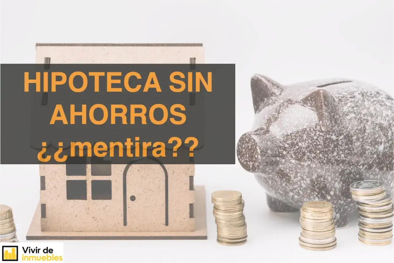 Casa de juguete, hucha y monedas. &iquest;Es posible pedir hipoteca sin ahorros?