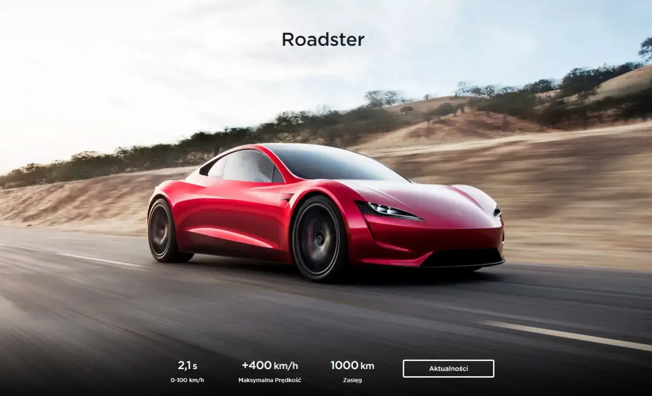 Tesla przyspieszenie