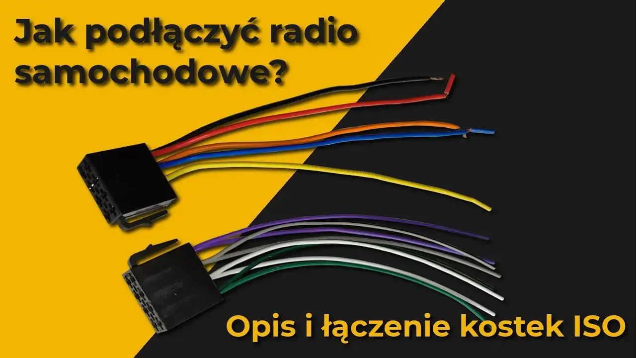 Schemat zamiany kabli radio samochodowe