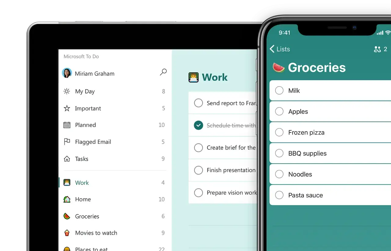 Microsoft To Do: lista zakupów
