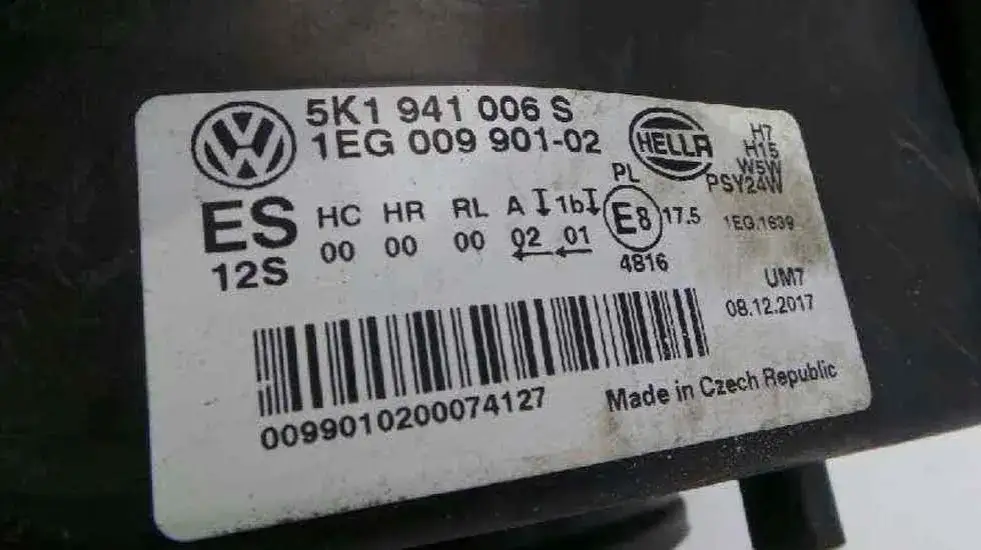 num&eacute;ro OEM sur une pi&egrave;ce automobile