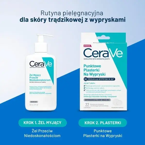 różne preparaty punktowe na pryszcze apteka