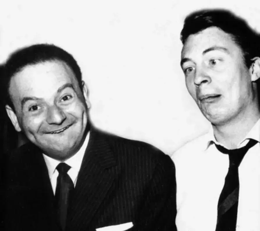 Ren&eacute; Goscinny i Jean-Jacques Semp&eacute; razem