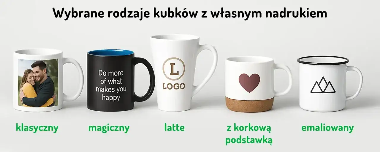 r&oacute;żne rodzaje kubk&oacute;w ze zdjęciem ceny por&oacute;wnanie