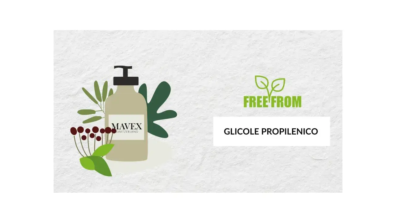 Mavex: la tua pelle non merita il glicole propilenico. Scegli il meglio, senza compromessi.