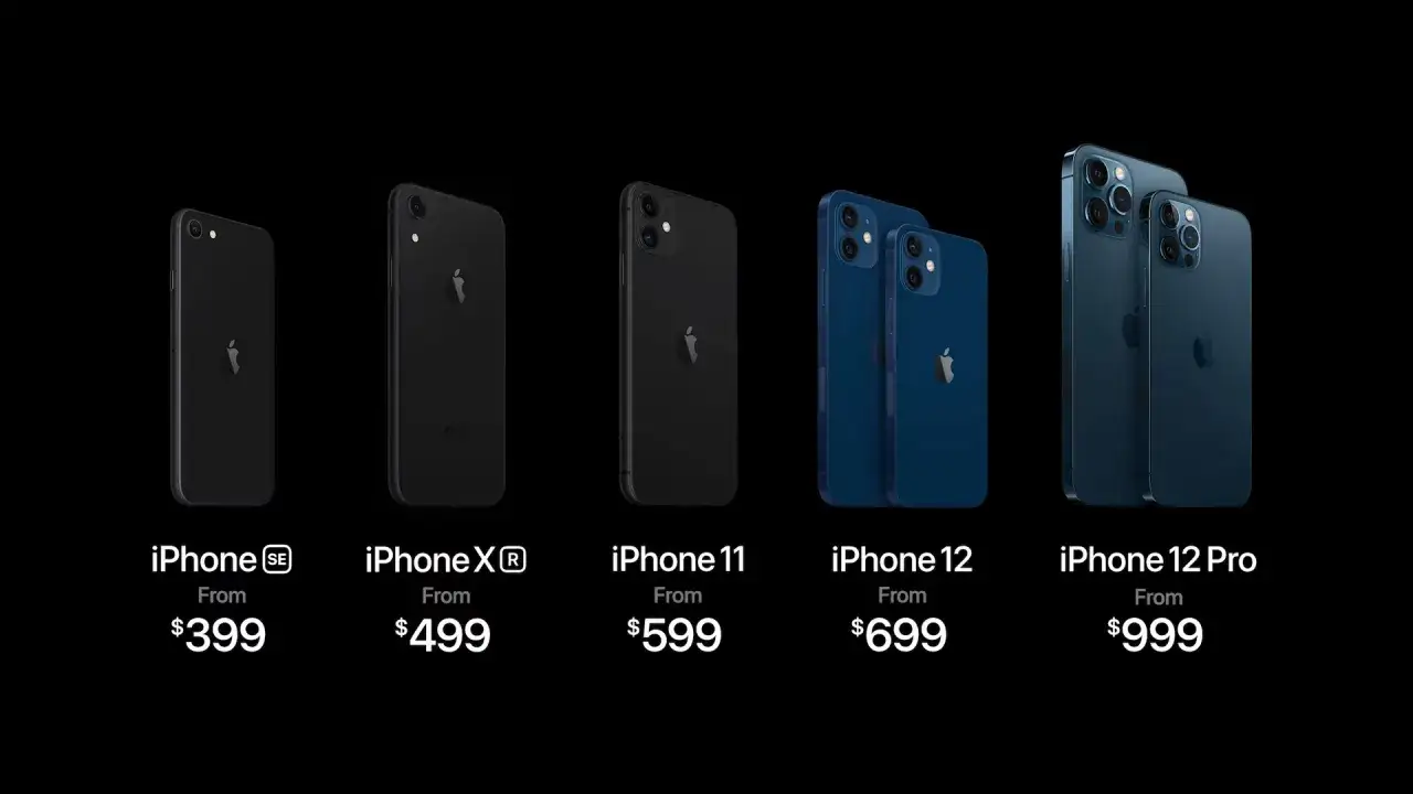 Linia iPhone 12 premiera: modele SE, Xr, 11, 12 i 12 Pro w różnych cenach.