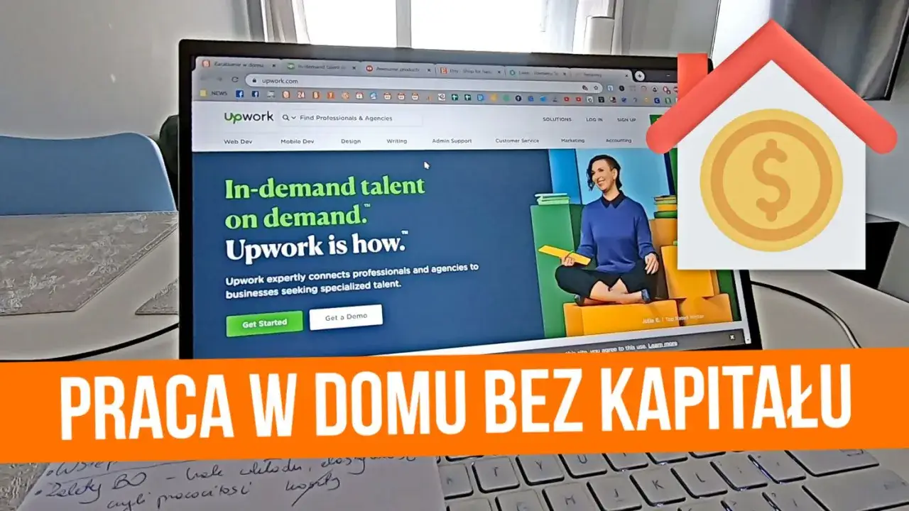 Praca w domu bez kapitału, czyli jak zacząć zarabiać na Upwork.com. To platforma dla freelancerów, gdzie znajdziesz zlecenia.