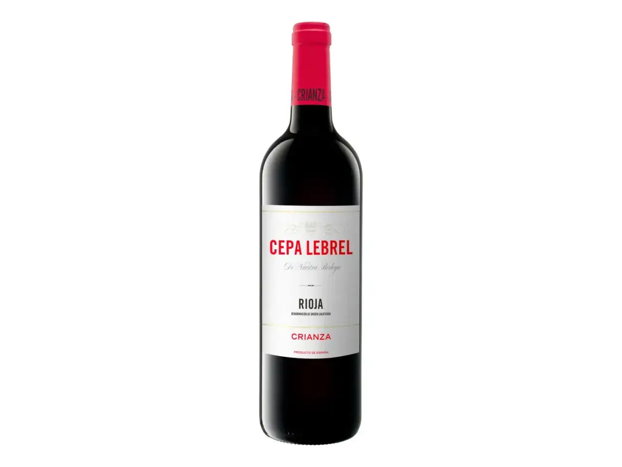 Flasche Rotwein