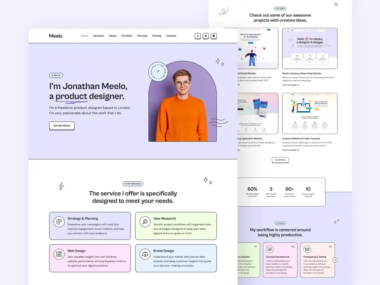 Portfolio zawodowe Jonathana Meelo, product designera. Zobacz jego projekty i usługi.