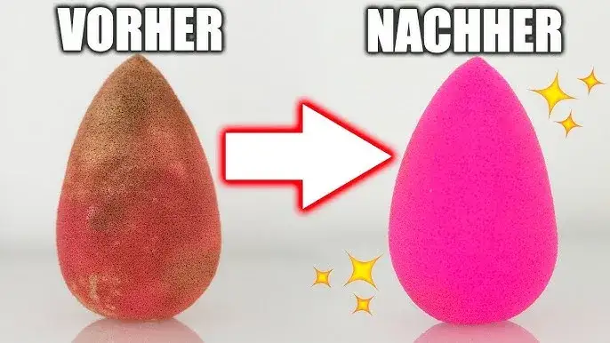 Make-up Schwämmchen reinigen Anleitung