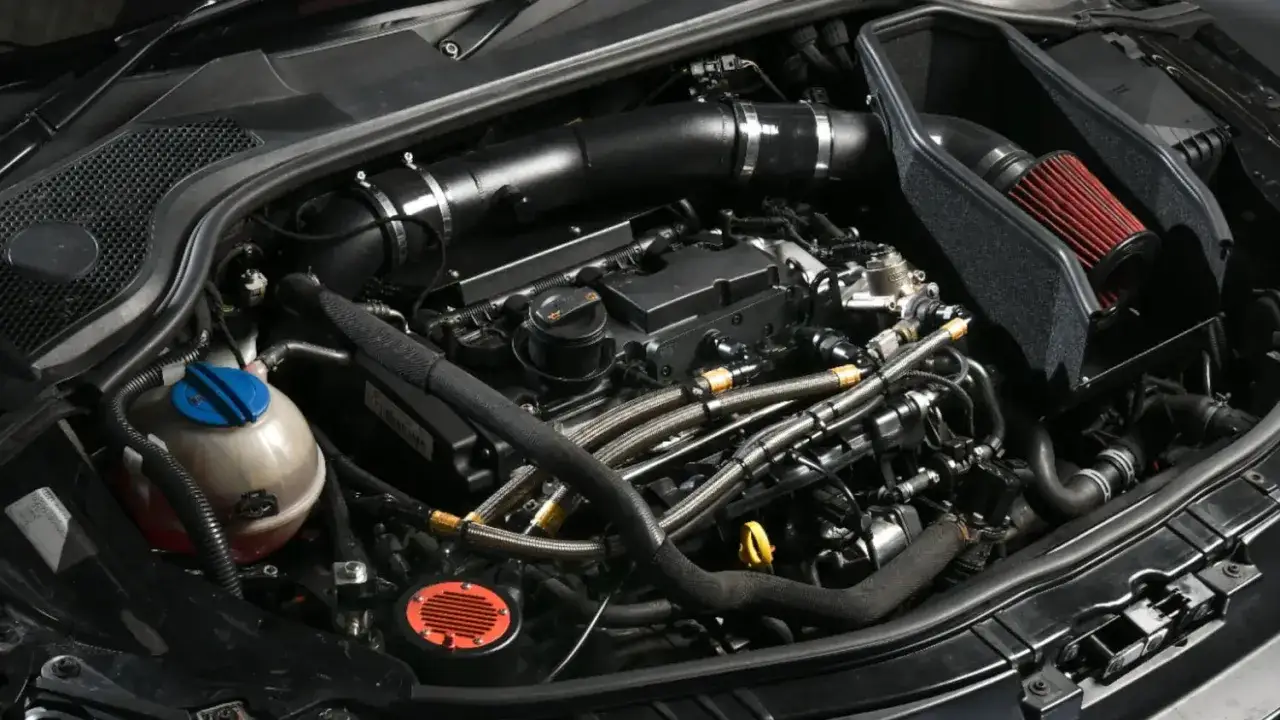 Audi TTS 8J Motorraum EA113