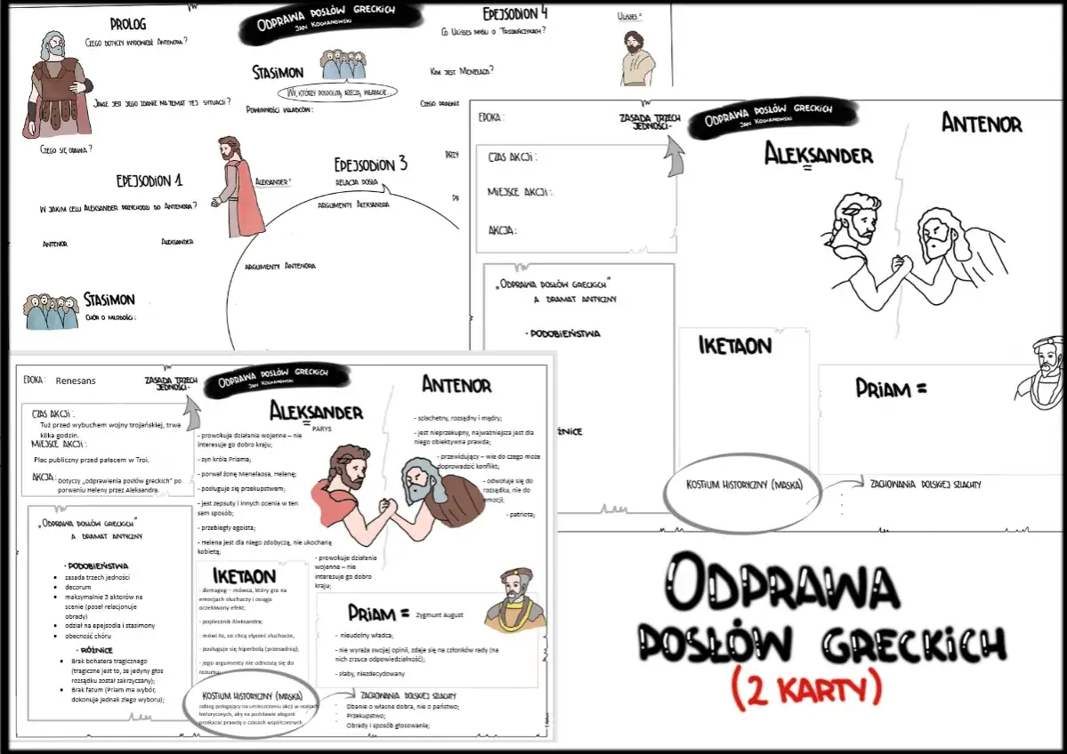 Odprawa Posłów Greckich ilustracja