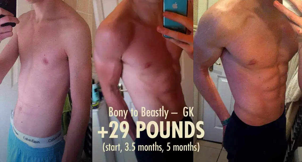 Transformación física: de delgado a musculoso. La dieta y la definición muscular son clave para ganar 29 libras en 5 meses.