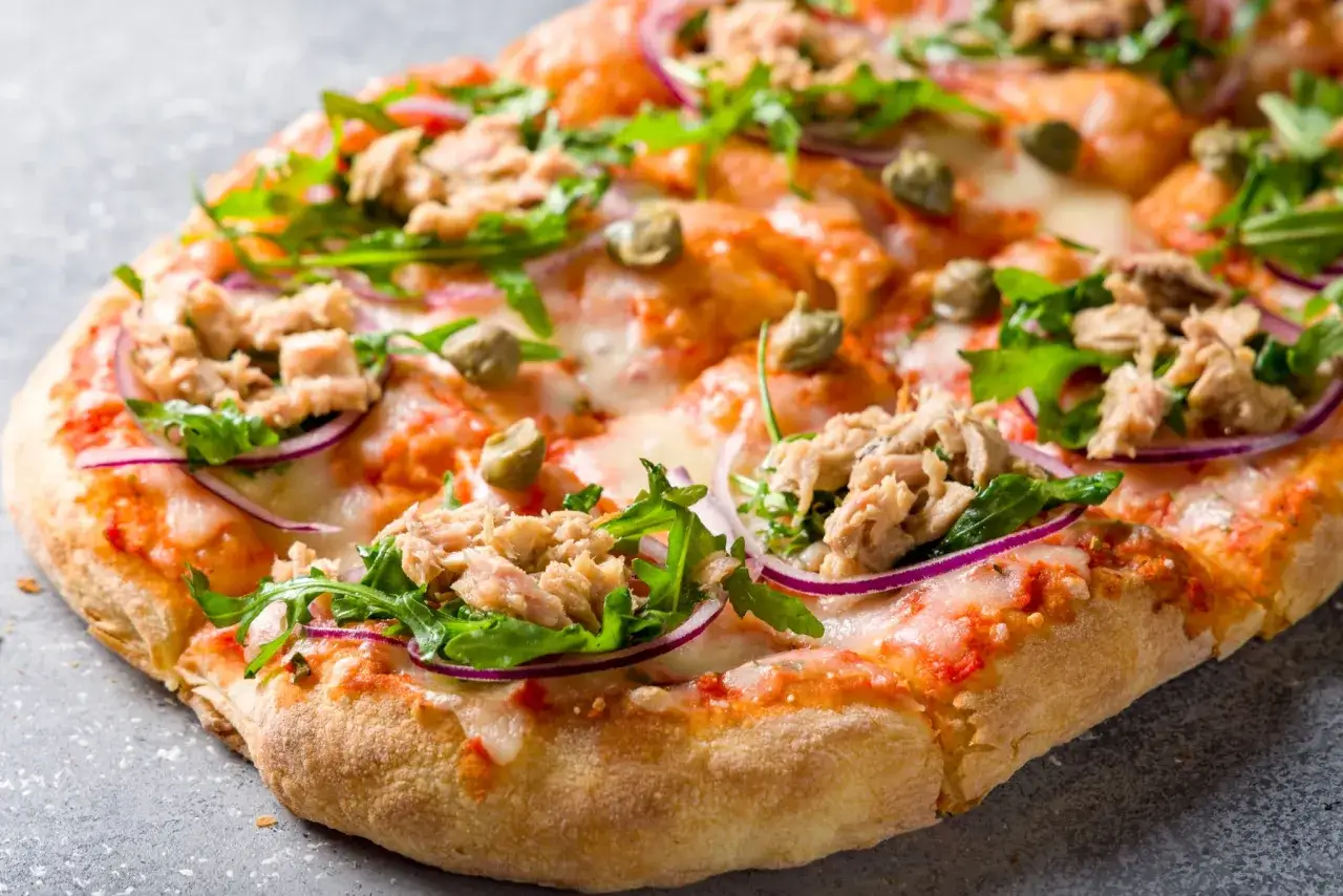 Pizza au thon variante