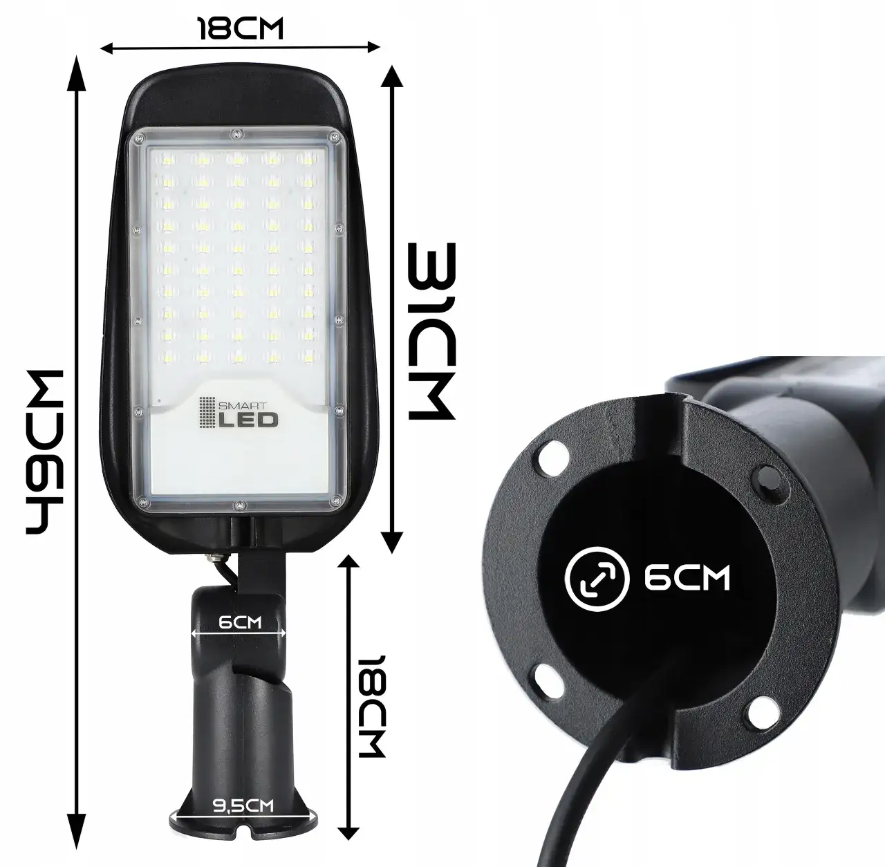 lampa LED 50W zużycie energii