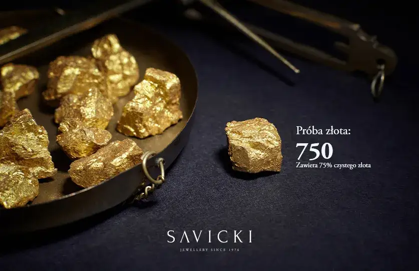 złota biżuteria próba 750