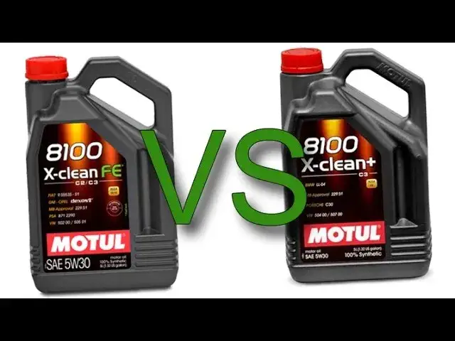 Motul Specific dexos2 5W30 i Motul 8100 X-clean EFE 5W30 porównanie butelek