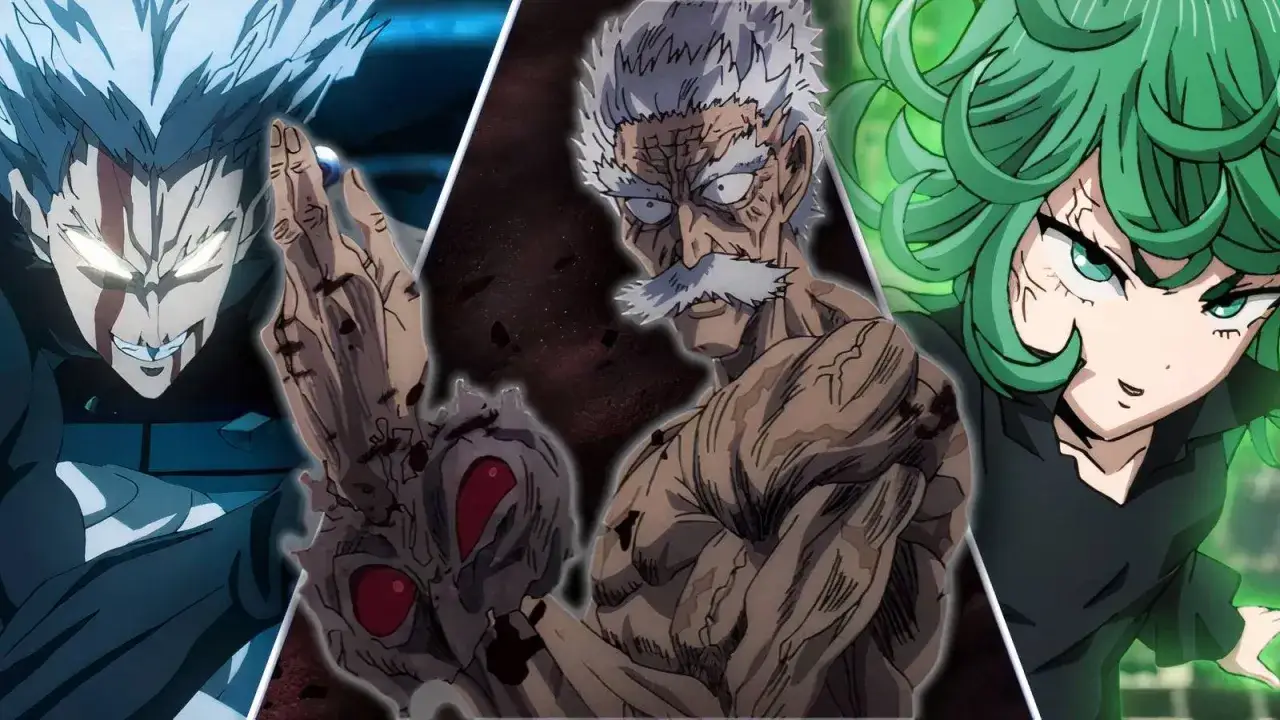 Garou, Bang und Tatsumaki im Kampf &ndash; ein Vorgeschmack auf One Punch Man Season 3.