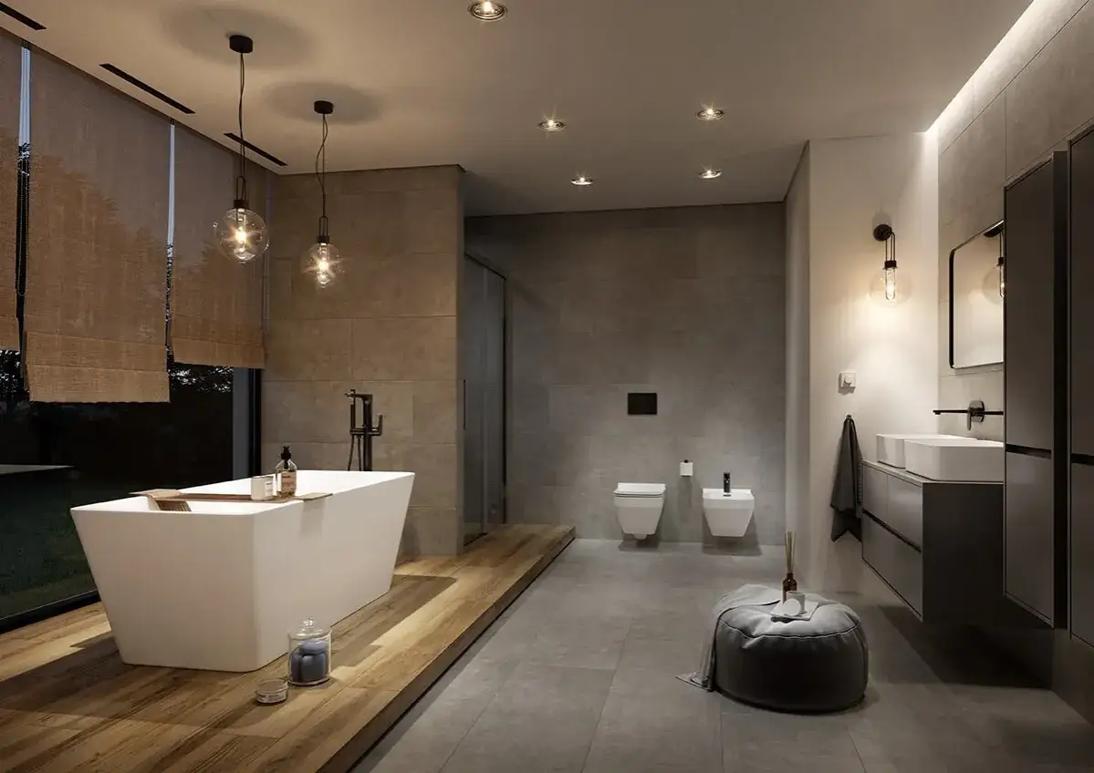 Wanna wolnostojąca lub prysznic walk-in spa
