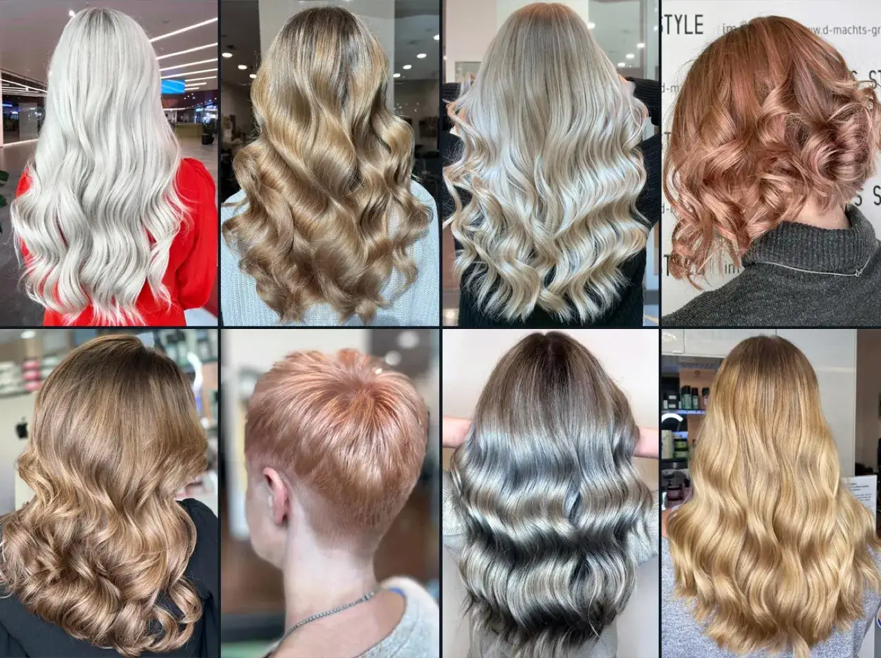 blonde haare dunkle strähnen warme kühle farben