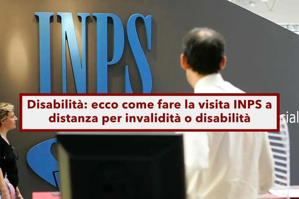 Ufficio INPS con logo. Testo: