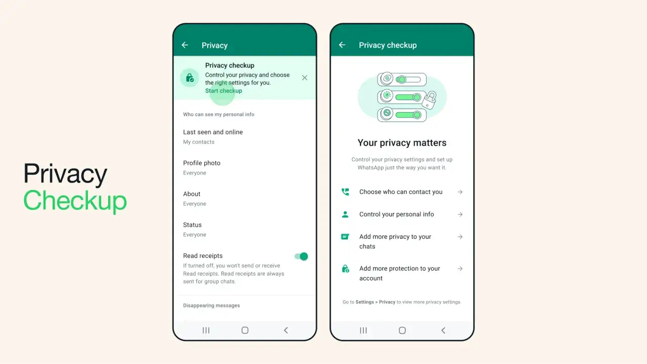 Ekran aplikacji WhatsApp z funkcją 