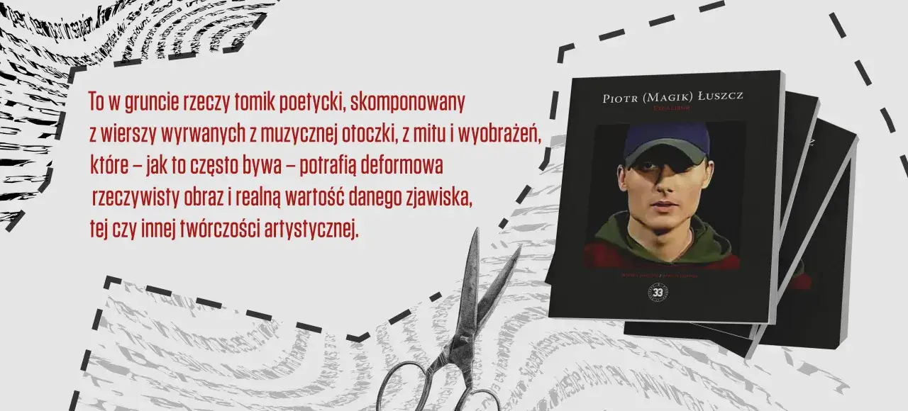 Okładka tomu poezji Piotra (Magika) Łuszcza