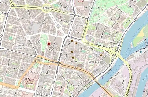 Mapa Szczecina granice miasta