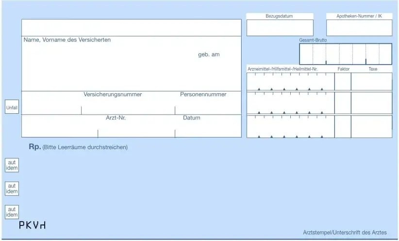 Zdjęcie Alles über das privatrezept grün: Kosten, Gültigkeit und Nutzungsmöglichkeiten